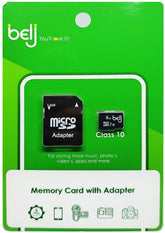 BELJ 8GB CLASS 10 SD CARD WITH ADAPTOR